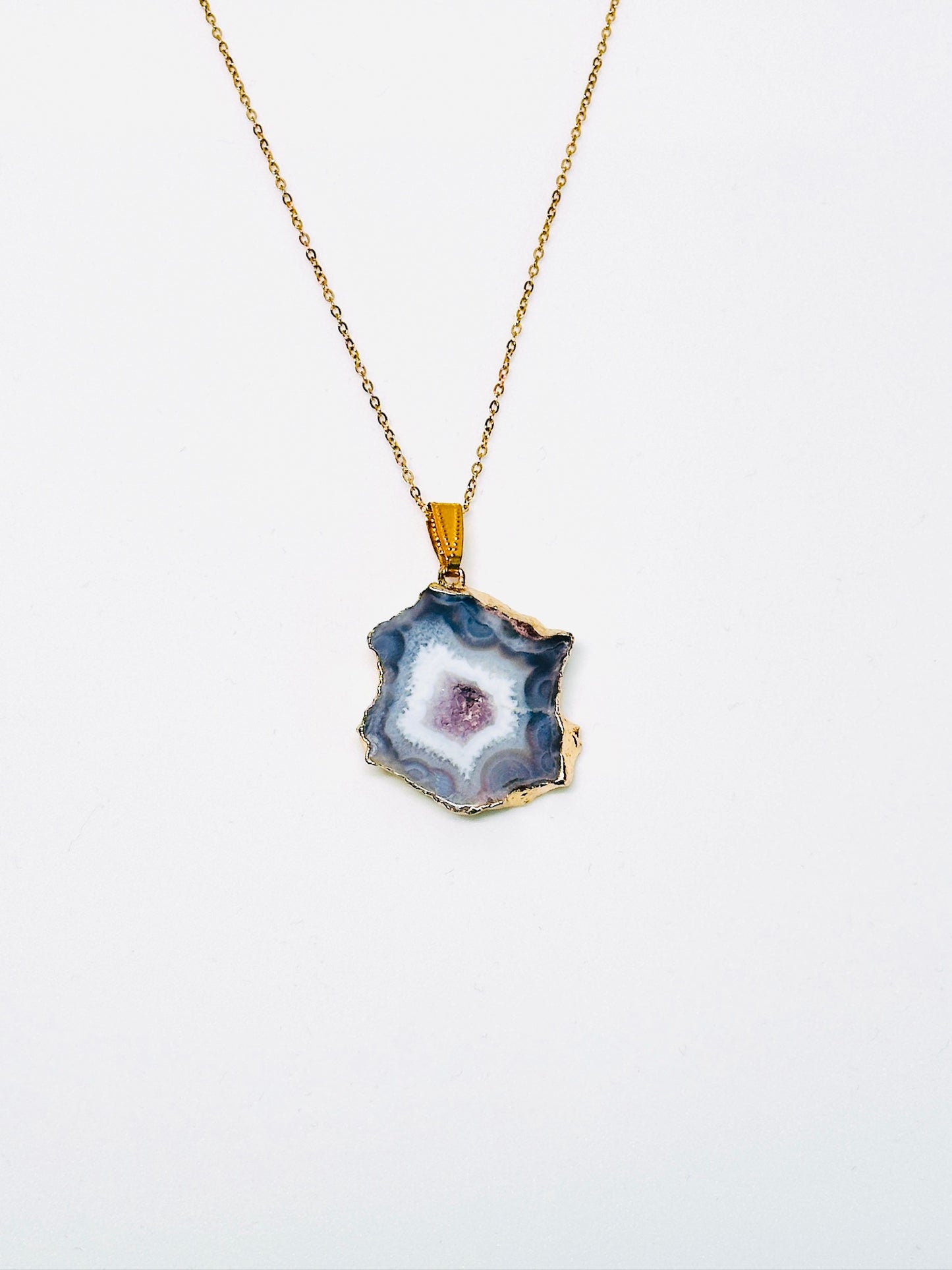 Kette Achatgeode