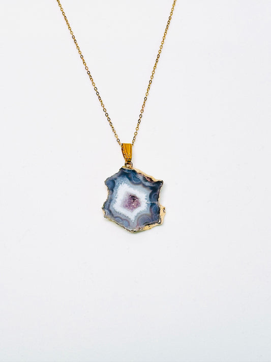 Kette Achatgeode