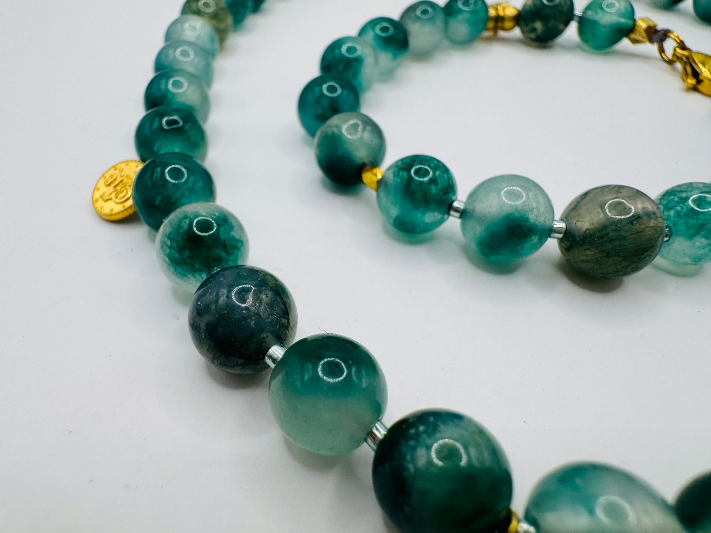 Moosachat Kette/ Armband