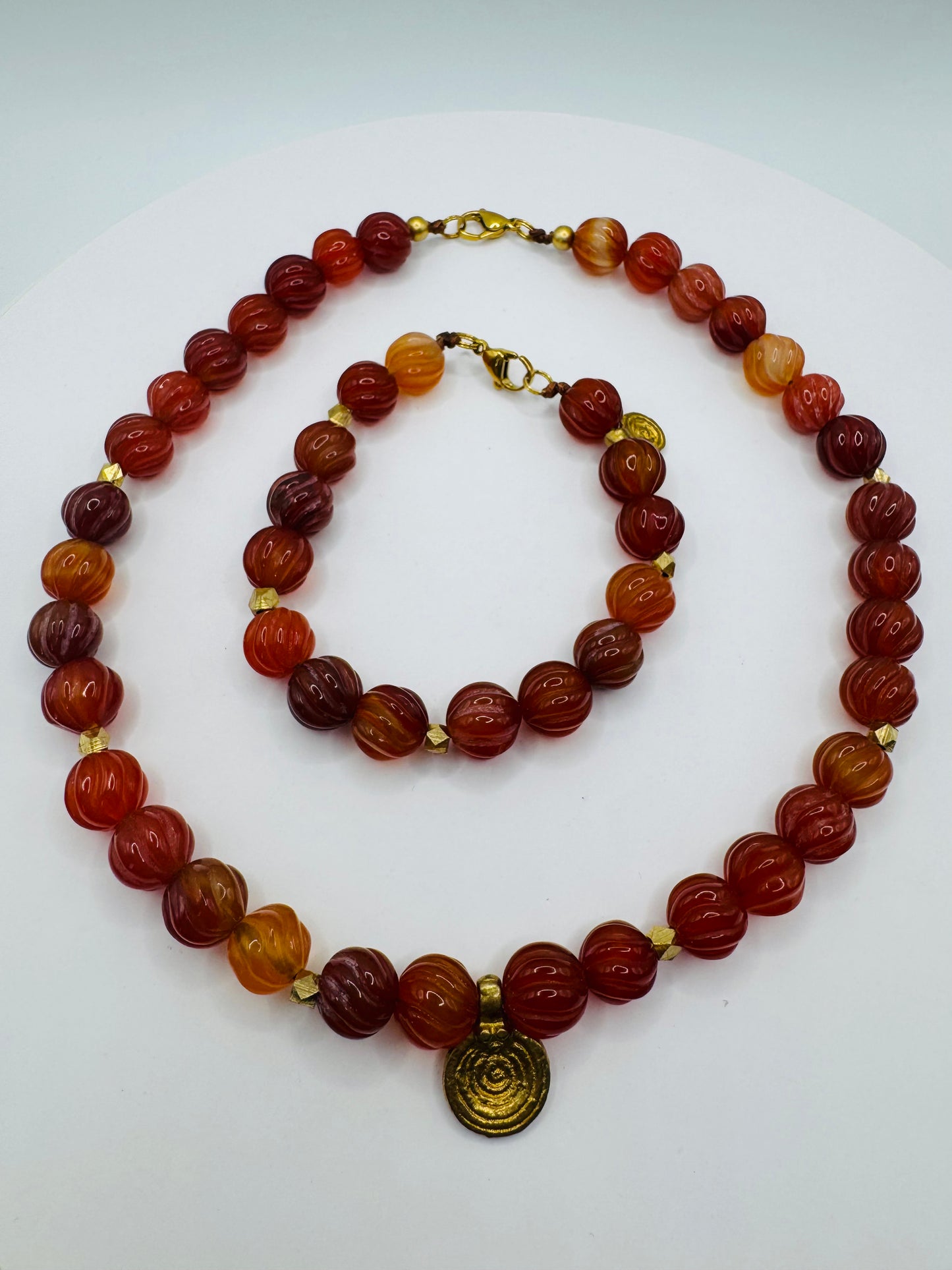 Karneol Kette/ Armband