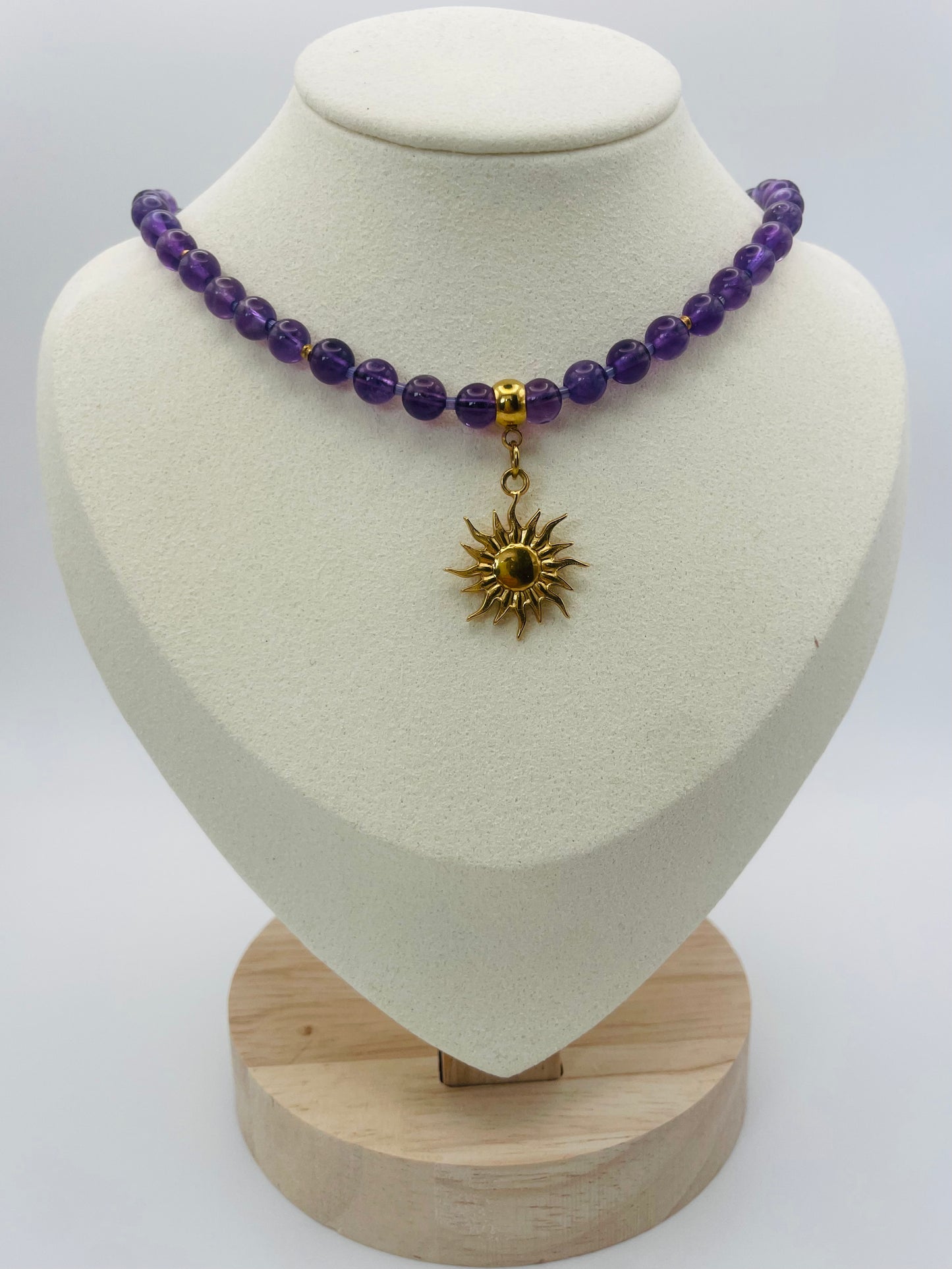 Choker Amethyst Sonne