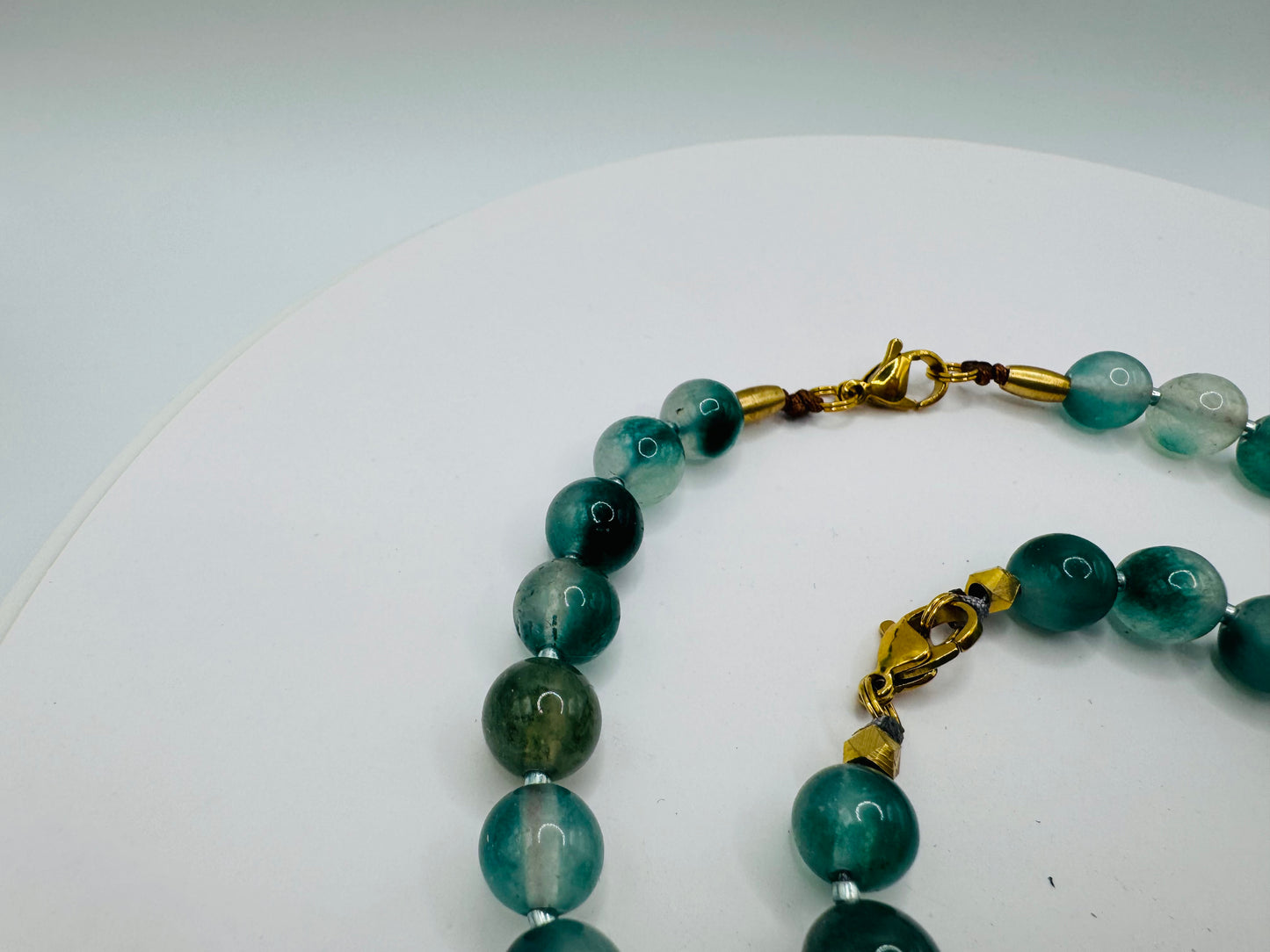 Moosachat Kette/ Armband