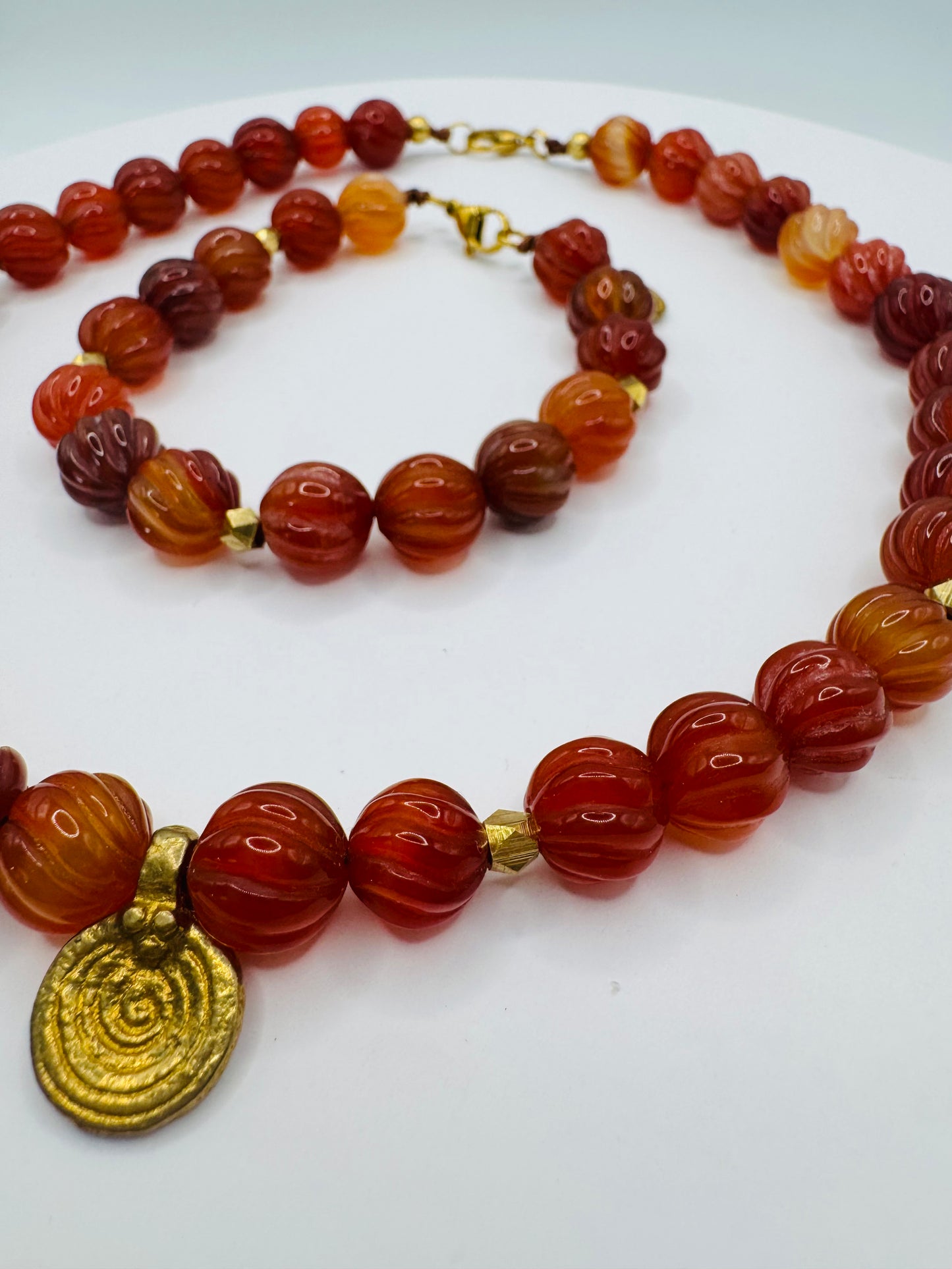 Karneol Kette/ Armband