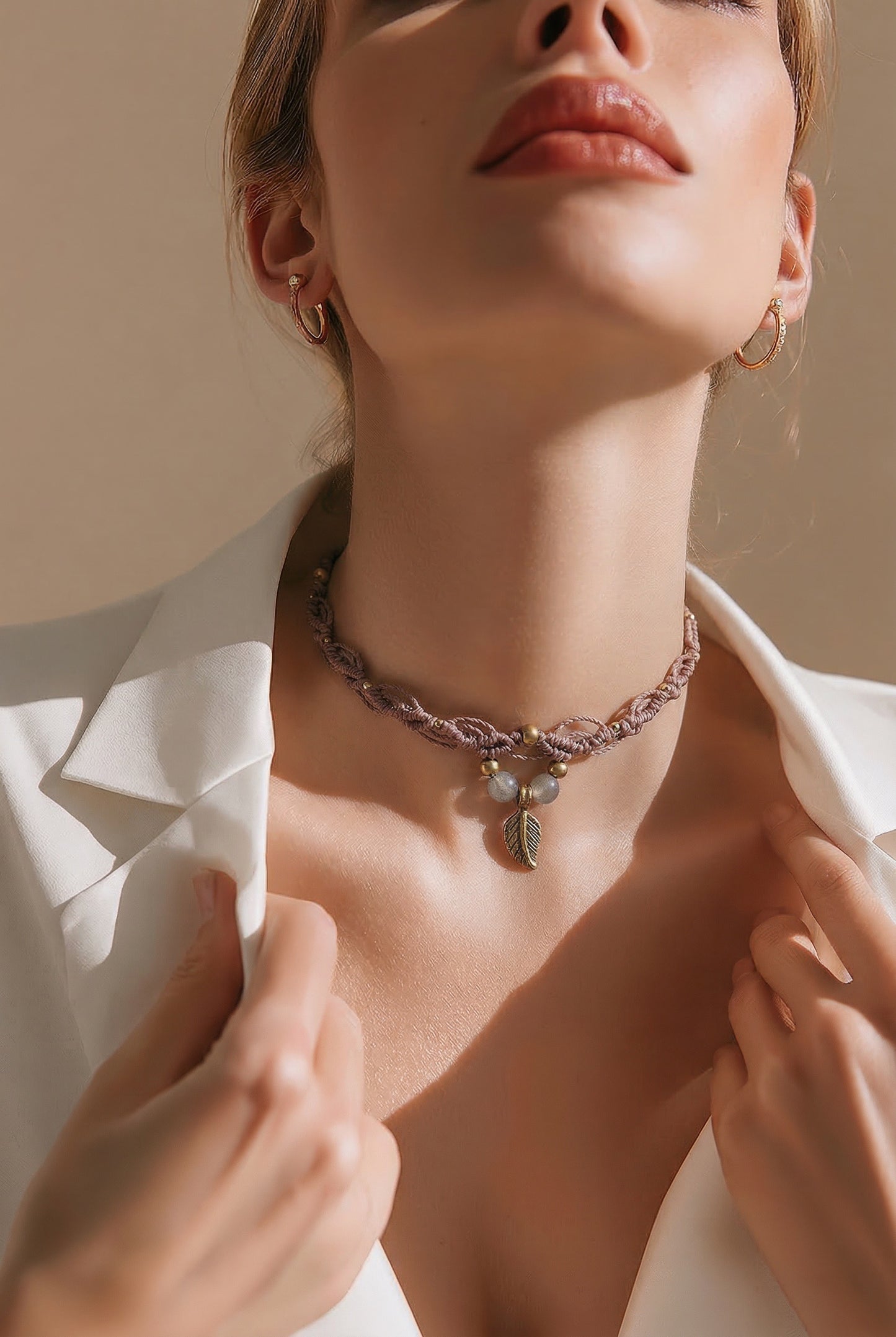 Choker Labradorit