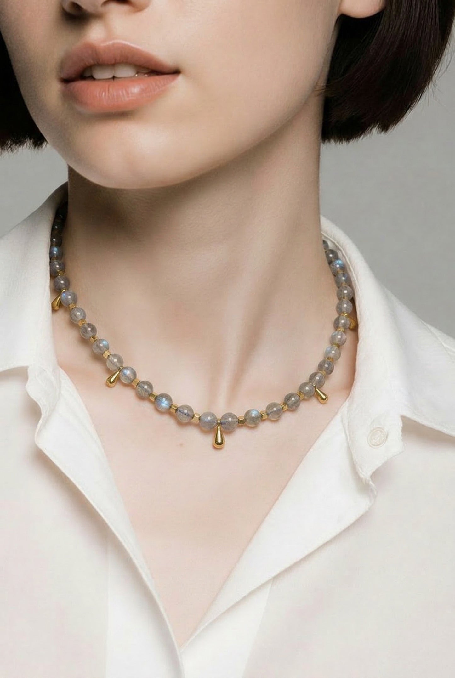 Choker Labradorit